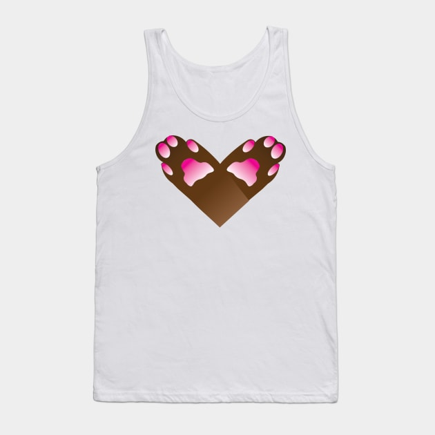 lovely paws Tank Top by Chaiyat